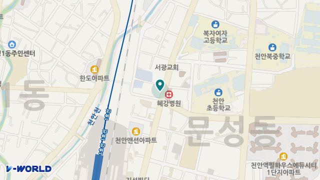 천안큰사랑방문요양센터 위치 지도