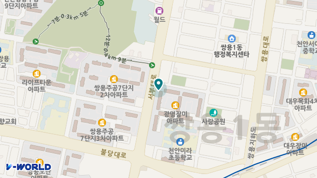 동행 재가복지센터 위치 지도