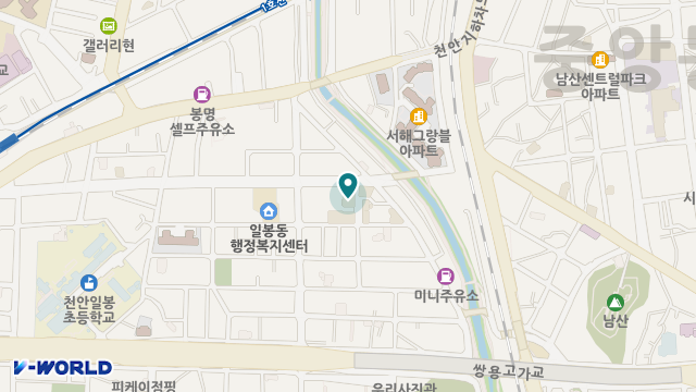 행복효요양센터 위치 지도