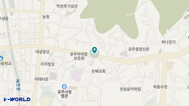 공주돌봄사회서비스센터 위치 지도