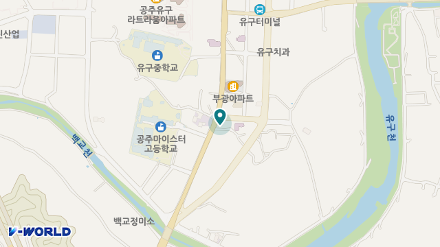 유구노인요양센터 위치 지도
