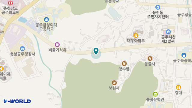 공주가화노인복지센터 위치 지도