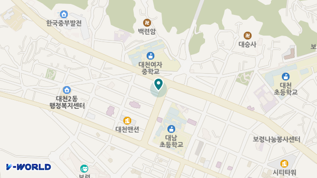 주향노인복지센터 위치 지도