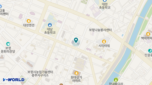 보령의료기 위치 지도