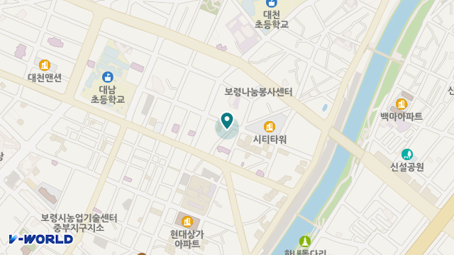 대천복지용구센터 위치 지도