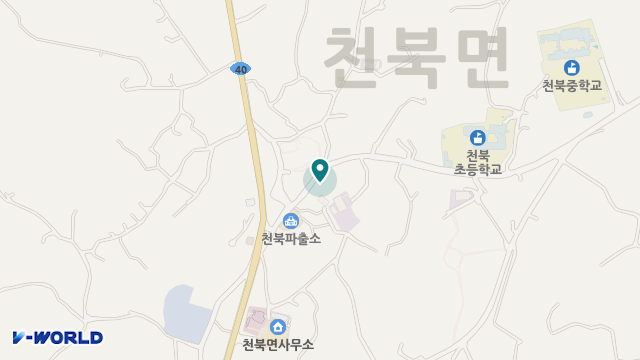 홍보재가복지센터 위치 지도