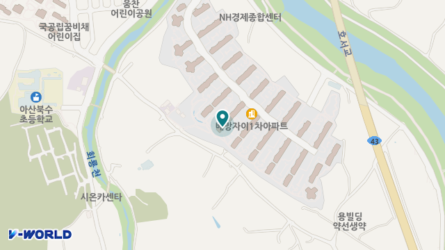 평안노인복지센터 위치 지도