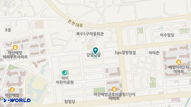 고은빛나재가요양센터 위치 지도