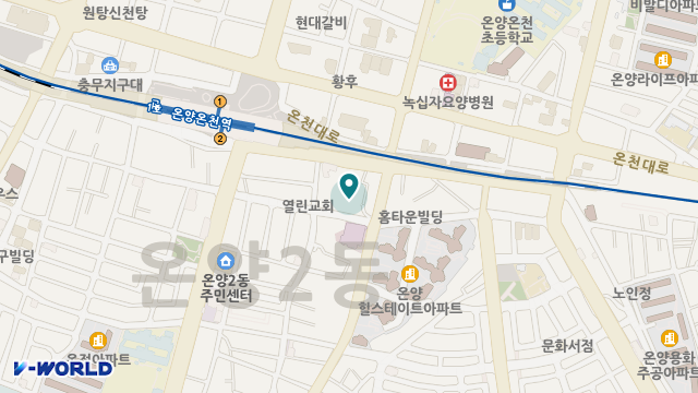 가족재가노인복지센터 위치 지도