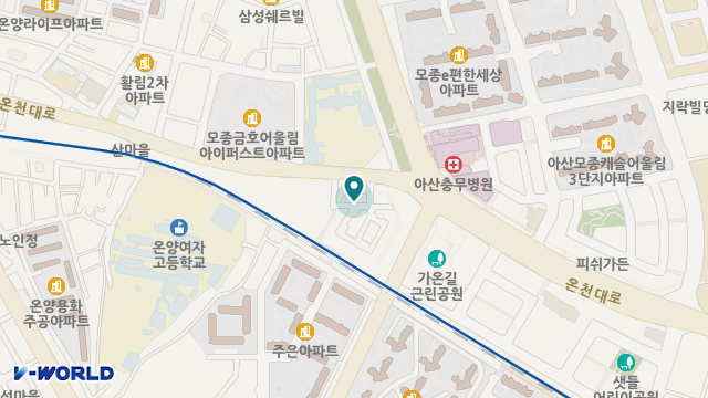 가온재가복지센터 위치 지도