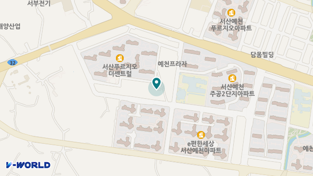 서해노인센터 위치 지도