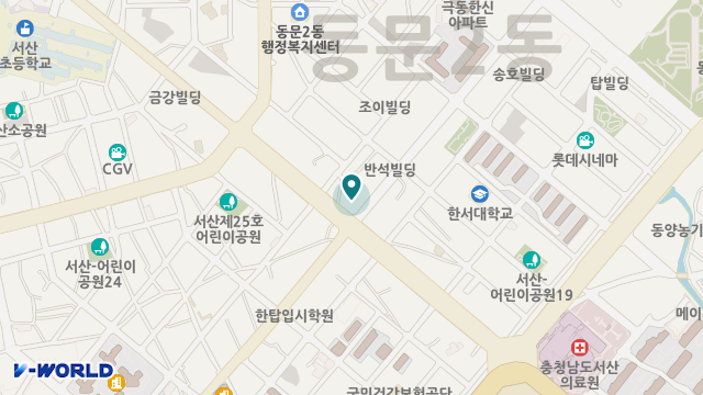 서산한마음요양센터 위치 지도