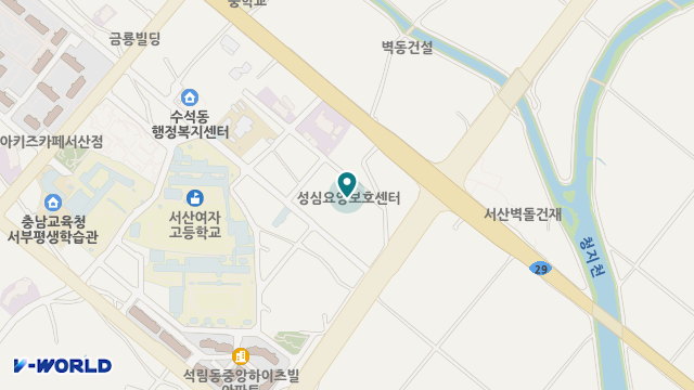성심주야간보호센터 위치 지도