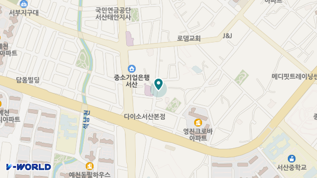정다운재가복지센터 위치 지도