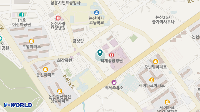 충청의료기 위치 지도