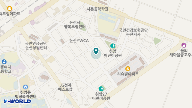 건양노인복지센터 위치 지도