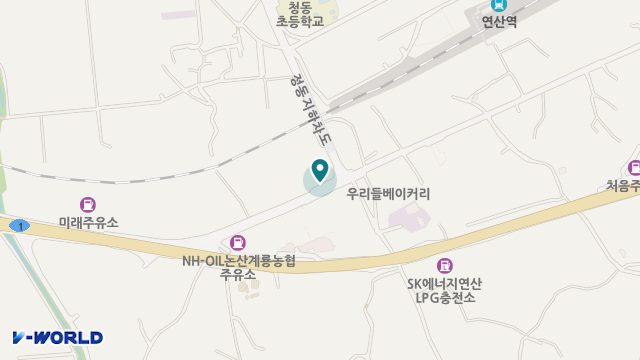 놀뫼노인복지센터 위치 지도