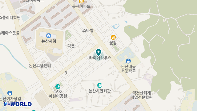 내동복지센터 위치 지도
