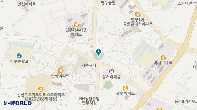 안심재가노인복지센터 위치 지도
