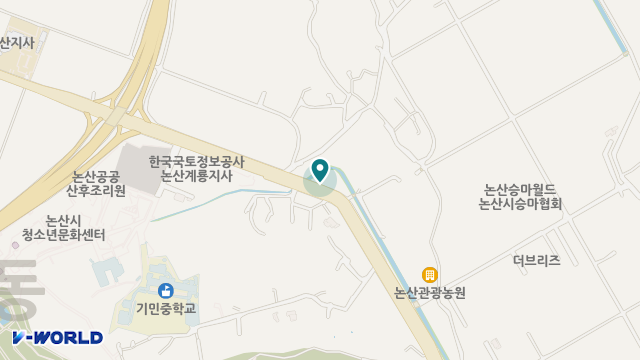 은진노인복지센터 위치 지도