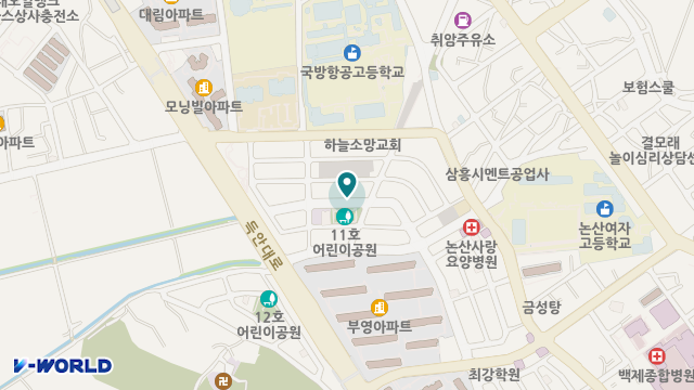 논산손길재가노인복지센터 위치 지도