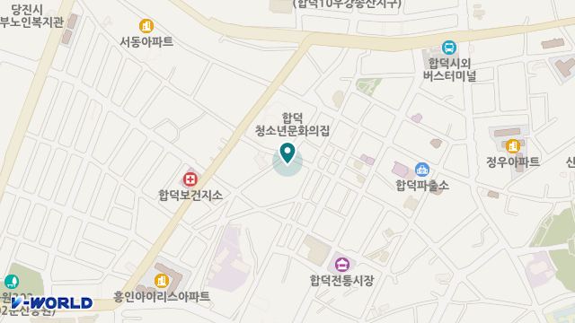 합덕재가노인복지센터 위치 지도