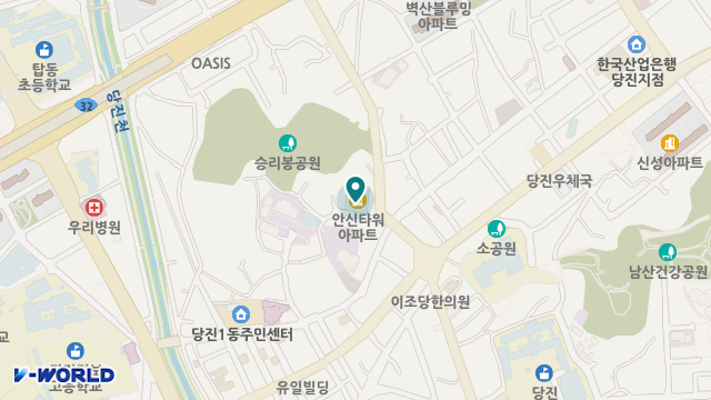 당진재가장기요양센터 위치 지도