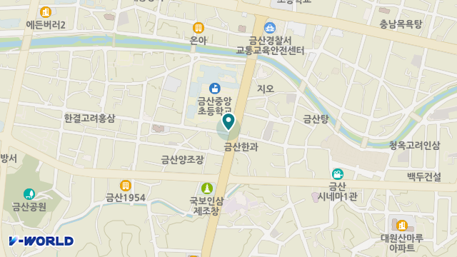 금산제일복지센터 위치 지도