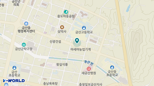 금산하나복지센터 위치 지도