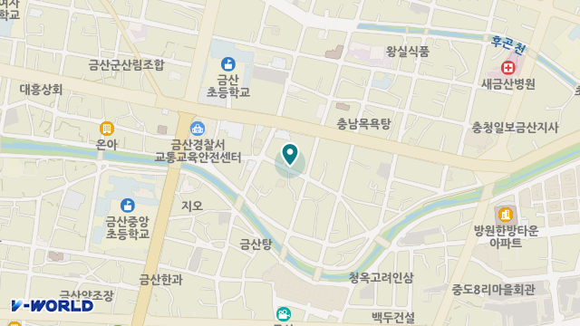 금산백세주간보호센터 위치 지도