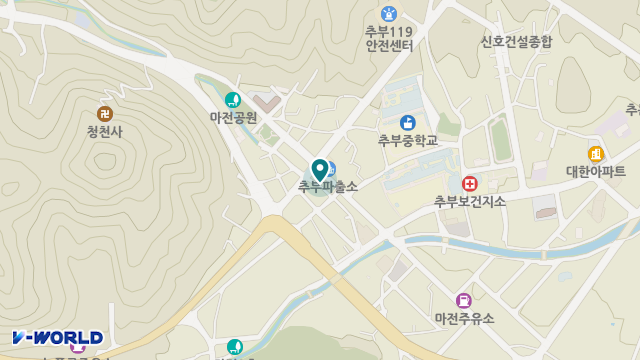 한마음재가노인복지센터 위치 지도