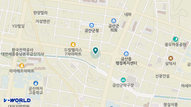 금산재가복지센터 위치 지도