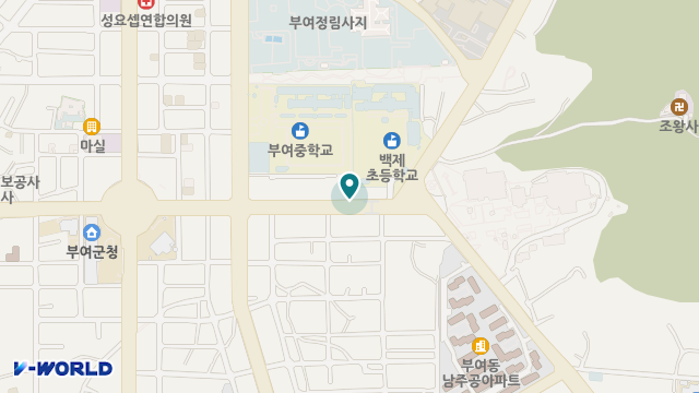 백제노인복지원 위치 지도