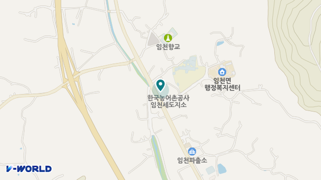 부여정원주야간보호센터 위치 지도