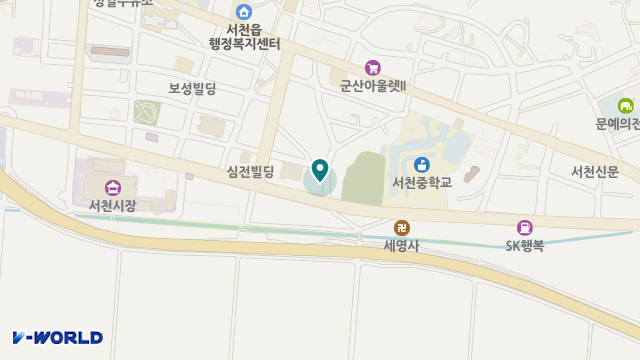 서천의료기 위치 지도