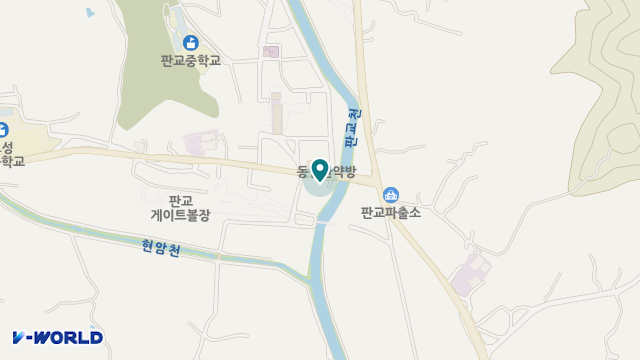 드림판교방문요양센터 위치 지도