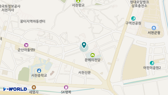 서천중앙노인복지센터 위치 지도