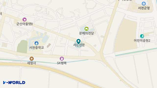서해방문요양센터 위치 지도
