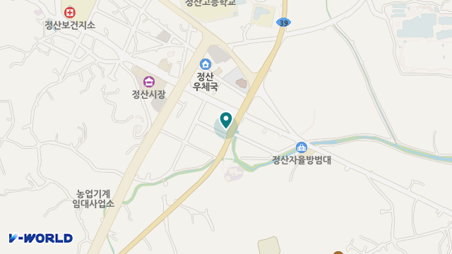 정산칠갑주간보호센터 위치 지도