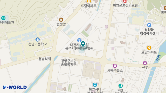 한마음노인복지센터 위치 지도
