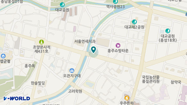 홍성제일요양센터 위치 지도