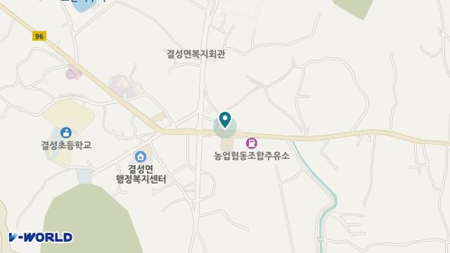 결성재가복지센터 위치 지도