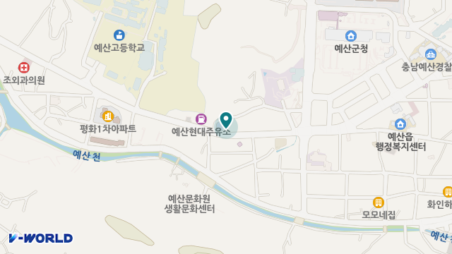 교원의료기 위치 지도