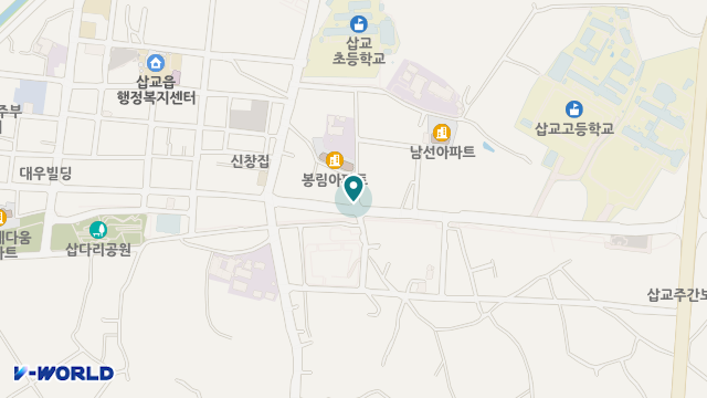 삽교평강노인복지센터 위치 지도