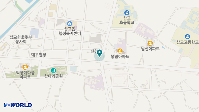 꽃산재가복지센터 위치 지도