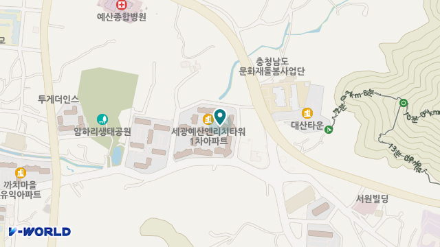 산성노인복지센터 위치 지도