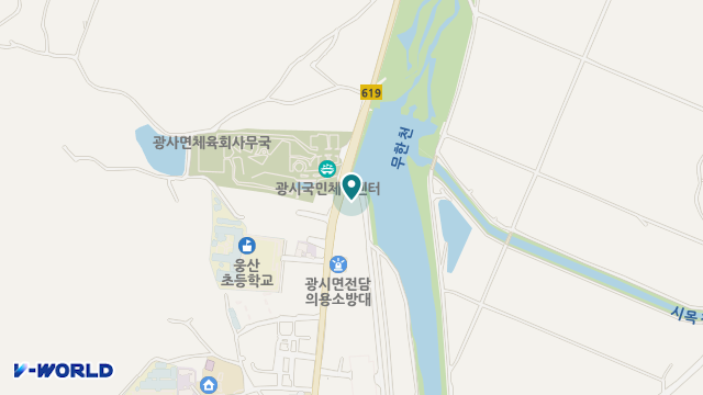 광시효재가요양센터 위치 지도