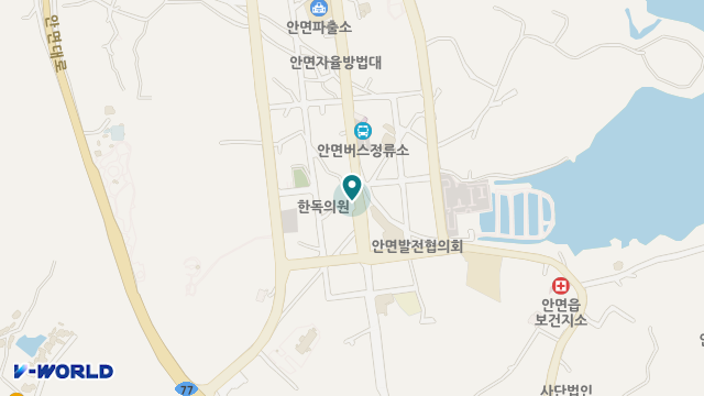 안면도효드림노인복지센터 위치 지도