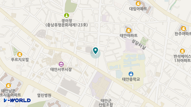 태안재가센터 위치 지도
