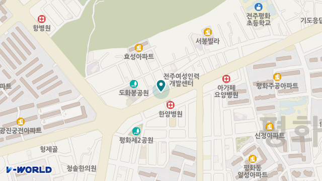 평화의료기 위치 지도